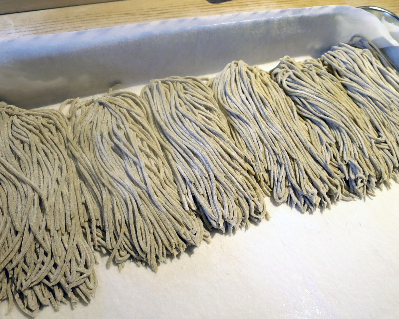 Soba noodle making and tasting with a master at a traditional Japanese restaurant